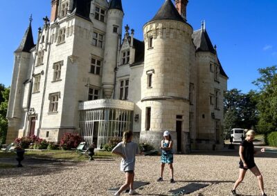 Séance de gym avec élastique en groupe en extérieur - VP Training Club - Tours (37)