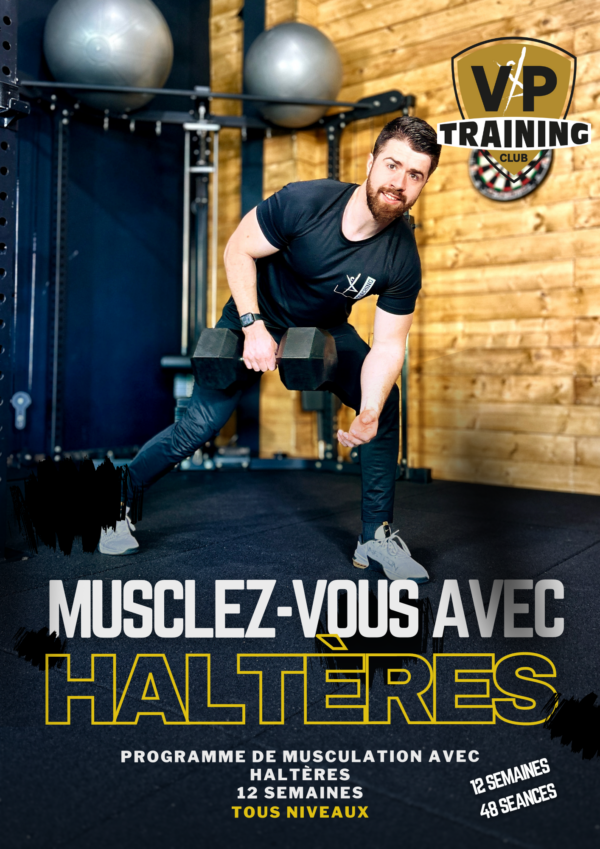 Couverture du Ebook Musculation avec haltères - VP Training Club - Tours (37)